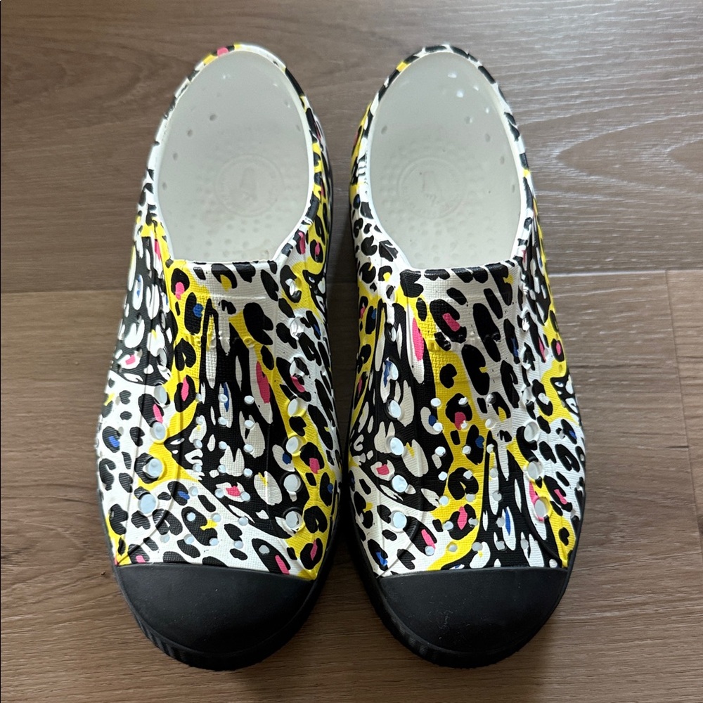 Native Multicolor Leopard Slip-On Shoes